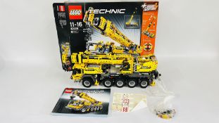 LEGO TECHNIC 42009 MOTORISED CRANE BOXED WITH INSTRUCTIONS (CONSTRUCTED).