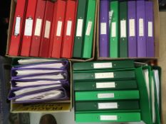 STAMPS: AN EXTENSIVE COLLECTION IN 46 BINDERS TO INCLUDE SUDAN, EGYPT, SLOVAKIA, GRENADA, GHANA,