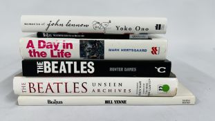 A COLLECTION OF BEATLES RELATED BOOKS INCLUDING MEMORIES OF JOHN LENNON INCLUDING SIGNED