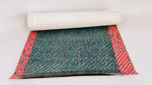 97 SHEETS OF SPANISH PRINTED MARBLE PAPER PLUS A FEW OFFCUTS.