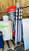 A ROLL OF SUPERGLASS LOFT INSULATION, PART ROLL OF TARRAM,