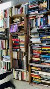 16 X BOXES OF ASSORTED BOOKS TO INCLUDE JACK REACHER, MODERN NOVELS, REFERENCE, CLASSICS ETC.