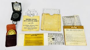A MILITARY COMPASS, MAGNETIC MARCHING MARK 1 B250116, T.G. CO. LTD, 6.5 X 6.