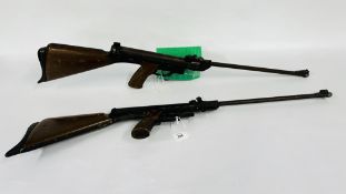 TWO VINTAGE GAMO PARATROOPER AIR GUNS - COLLECTION IN PERSON ONLY - NO POSTAGE OR PACKING AVAILABLE.