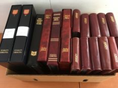 STAMPS: JERSEY MINT COLLECTION TO 200 IN TWO SG/DAVO PRINTED ALBUMS,