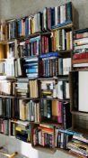 21 X BOXES OF ASSORTED BOOKS TO INCLUDE REFERENCE, FOLIO SOCIETY, GILES ETC.