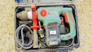 PARKSIDE HEAVY DUTY X1500 SDS HAMMER DRILL WITH CASE AND INSTRUCTIONS - SOLD AS SEEN.