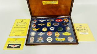 A DANBURY MINT CASED DISPLAY 