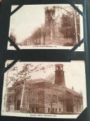 POSTCARDS: DISBOUND AND ALBUM WITH MIXED OVERSEAS INCLUDING HOLY LAND, NEW ZEALAND RP, MELBOURNE RP,