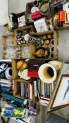 15 X BOXES HOUSEHOLD GOODS AS CLEARED TO INCLUDE GLASSWARE, CD'S, DVD'S, RECORDS,