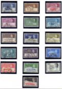 BRITISH ANTARCTIC TERRITORY: 1963-9 USED SET, 1971 USED SET IN PLATE BLOCKS (FEW FAULTS),