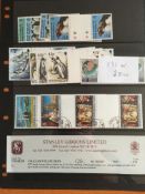 FALKLAND ISLANDS DEPS: 1974-90s COLLECTION MAINLY MNH GUTTER PAIRS INCLUDING 1974 CHURCHILL,