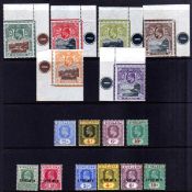 St HELENA: 1902-11 EDWARDS MNH OR OG SELECTION WITH 1902 ½d & 1d OPT SPECIMEN TYPE 12, 1903 SET,