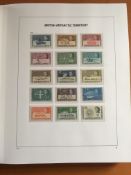 BRITISH ANTARCTIC TERRITORY: DAVO HINGELESS ALBUM WITH A MNH COLLECTION 1963 TO 2016,