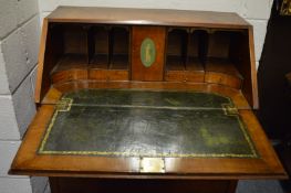 A George III design mahogany bureau.