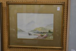 T Wilson, Ben Lomond, watercolour.