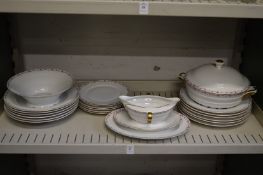 A quantity of Rosenthal Madeleine dinnerware.