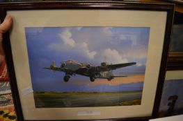 A large quantity of aeronautical prints, some limited edition and signed by the artists.