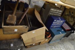 Old tools, screws, nails etc.