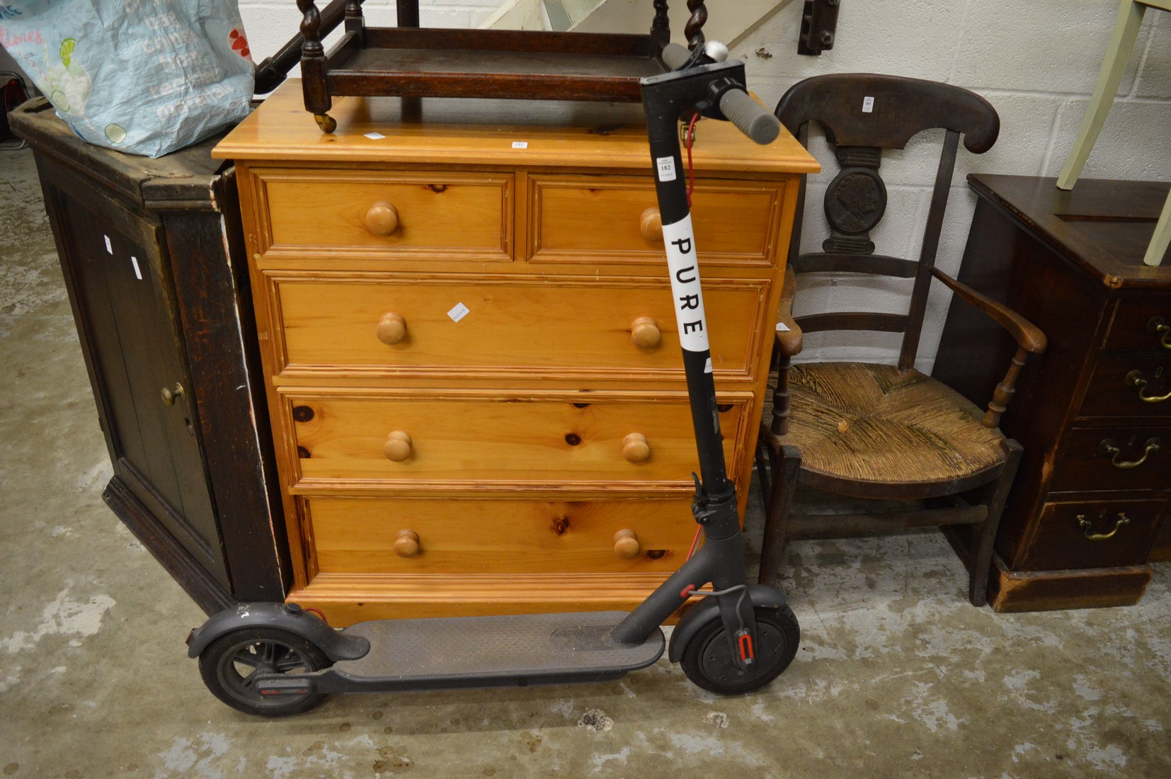 A Pure electric scooter (sold as seen).