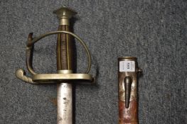 An early 20th century sword, possibly for theatrical use.