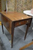 A 19th century mahogany Pembroke table.