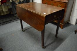 A 19th century mahogany Pembroke table.
