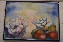 Noel Oudin, Repos des Insects, oil on canvas.