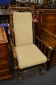 An American rocking chair.