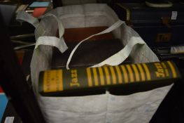 A bag of jazz related books.