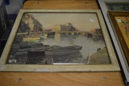 A small group of paintings, prints etc.