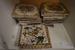 Decorative Victorian tiles.