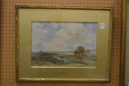 Attributed to Edmund Morison, Wimperis, a view near Wensleydale, watercolour.