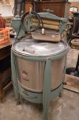 A Beatty model SB 1937 Coronation Commemorative washing machine with built -in mangle.