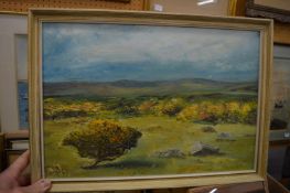 A small group of paintings and prints etc.