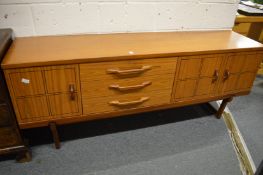 A 1970's teak sideboard.