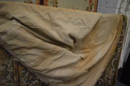 Four old floral decorated curtains each measuring 159cm wide x 340cm long.