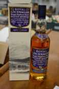 Royal Lochnagar Single Highland malt Scotch whisky, boxed.