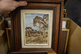 A large collection of paintings, prints etc.