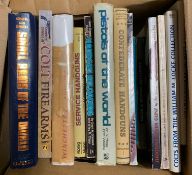 FIREARMS, GUNS, etc. a good collection of reference books and monographs (3 boxes)