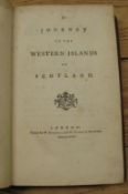 [JOHNSON (Samuel)] Journey to the Western Islands of Scotland, 8vo, pp. [2], 384, [2, Errata]
