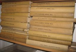 [ARCHITECTURE, etc.] The WREN SOCIETY, vols 1-XX, i.e. 20 vols, 4to, illus., cloth-backed boards (