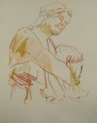 KOKOSCHKA (Oskar) Griechisches Skizzenbuch. Luzern 1970. No. 7/500, folio, s/case.