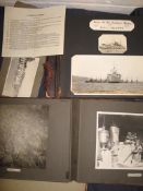 SINGAPORE / PHOTOGRAPHY: A pair of snapshot albums of Singapore, Johore, Japan, with ephemera, circa