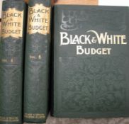 [BOER WAR, etc.] [PERIODICAL] Black & White Budget vols 1-6 bound in 5, 4to, illus., publisher's
