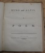 [18th C. POETRY SAMMELBAND] 8 pieces, 4to, of which 1 is defective (lacking title page and last ff.)