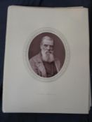 PHOTOGRAPHY: 50 Woodburytype portraits of famous men of the late 19th century.