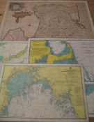 VALCK Map of Livonia and 4 modern place mats (5).