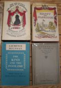 HOUSMAN (Laurence) Happy & Glorious, and 3 others by him in d/w's, all signed or inscribed by the