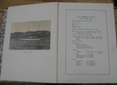 YACHTING / BOATING, MARITIME; incl. privately printed log of a maritime holiday, photo-illus., 